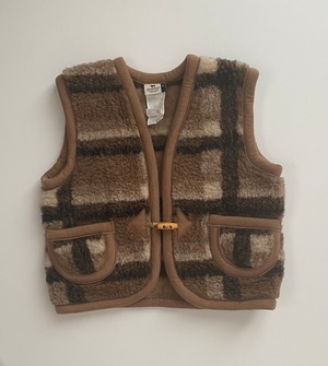 《 予約商品 》COLD BREAKER (ALWERO) / Alpen Vest Junior / Camello checked