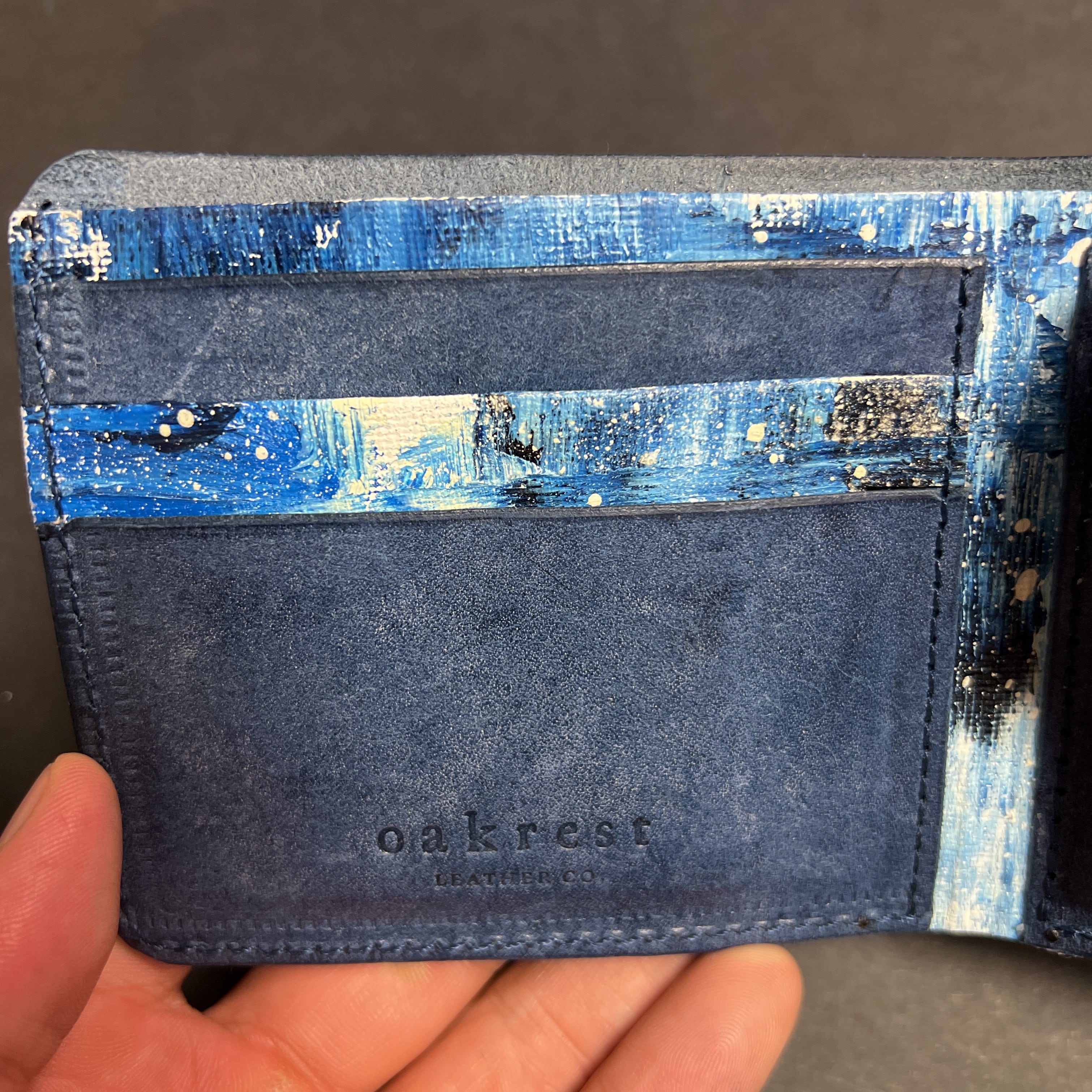 親友とのコラボ財布 | ペイント聖矢アートショップ