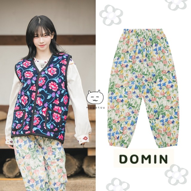 ★aespa カリナ 着用！！【DOMIN】MEMBBE PANTS DAISY WHITE