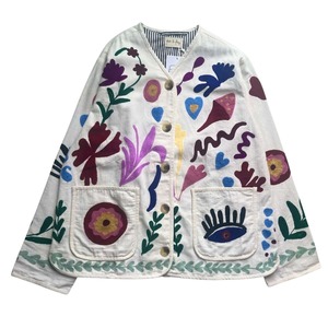 ＜PHET&PLOY＞Adult SUZANI JACKET スザニ ジャケット（black strip）