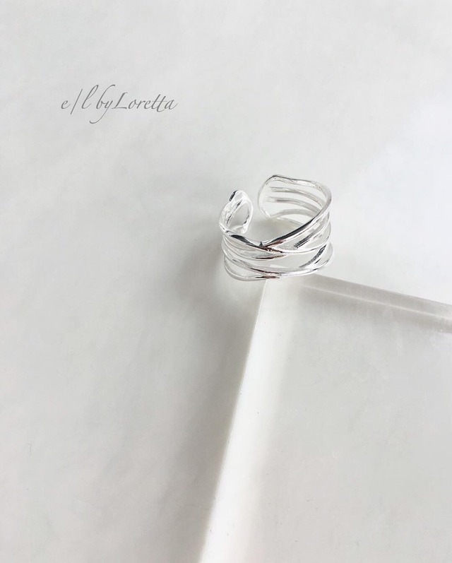 Silver925 watermark Ring  0015