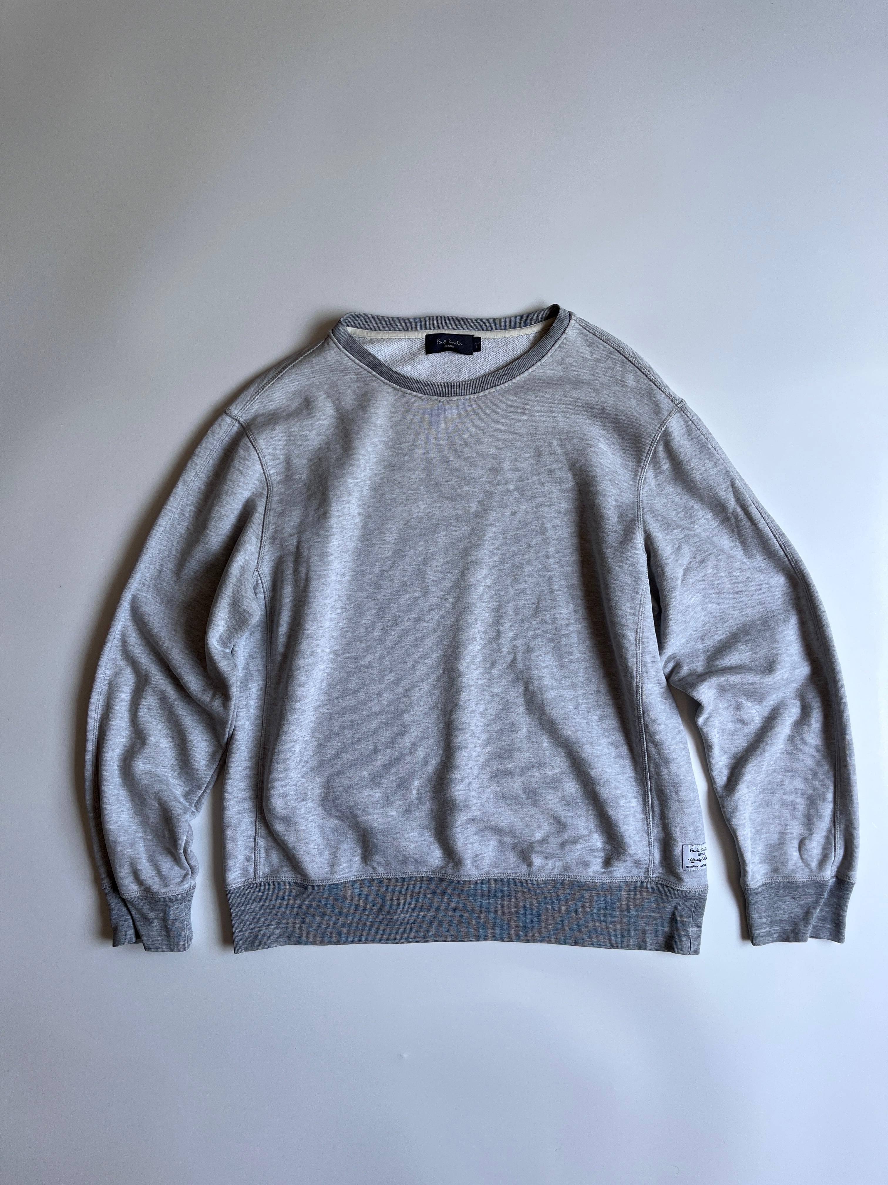 ポールスミスジーンズ Paul Smith JEANS クルーネック スウェット|グレー|メンズL|古着