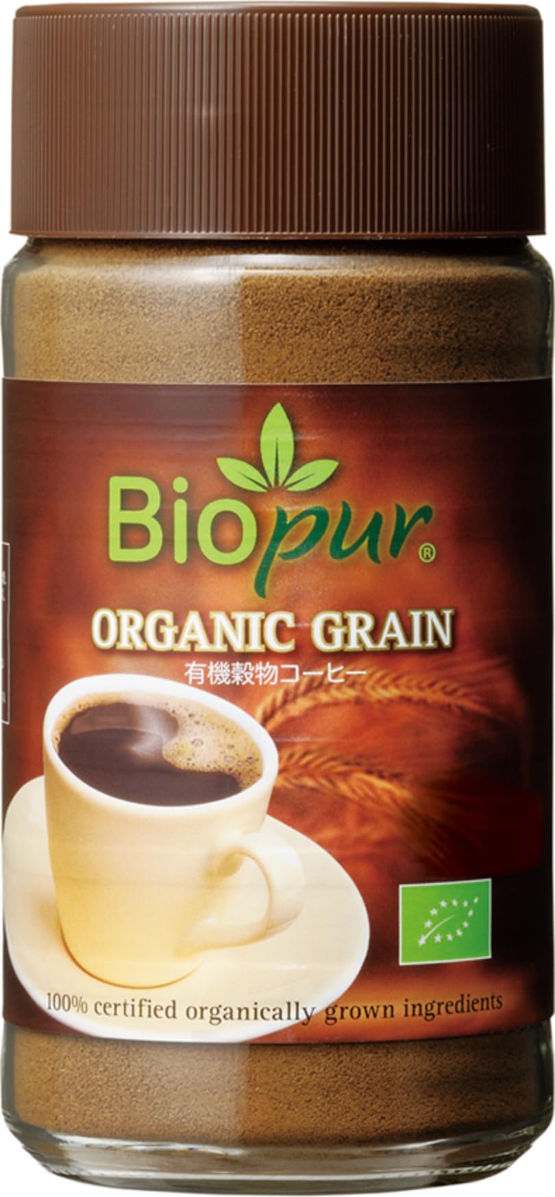 【在庫処分】Biopur(ビオピュール) ミトク ホールビーン 有機穀物コーヒー 100g (ノンカフェインコーヒー風飲料)