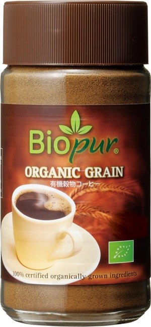 【在庫処分】Biopur(ビオピュール) ミトク ホールビーン 有機穀物コーヒー 100g (ノンカフェインコーヒー風飲料)