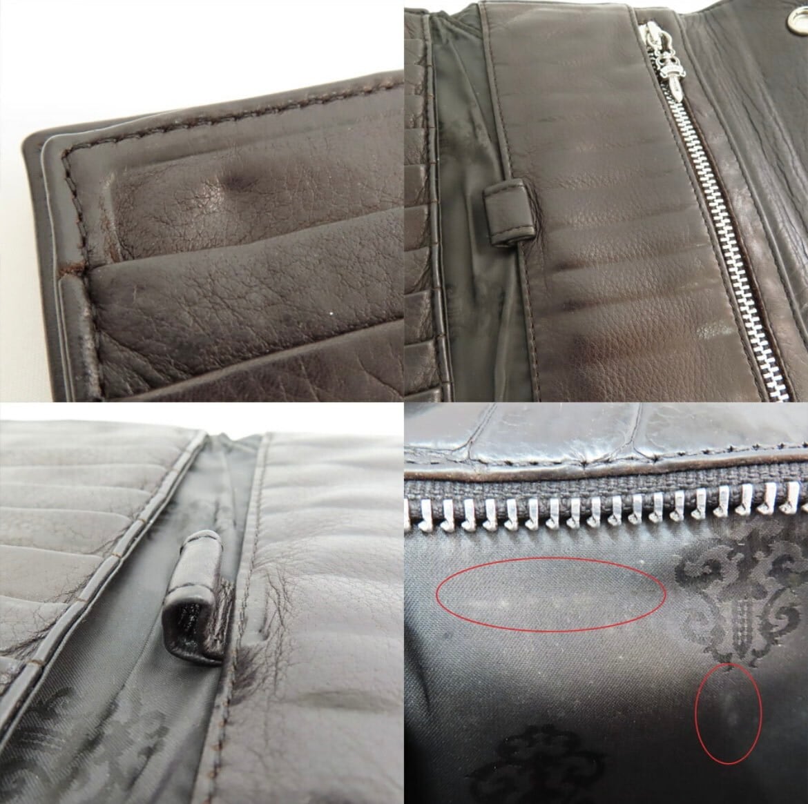 CHROME HEARTS クロムハーツ 財布 ウェーブウォレット アリゲーター CHROME HEARTS クロムハーツ 財布 ウェーブウォレット アリゲーター