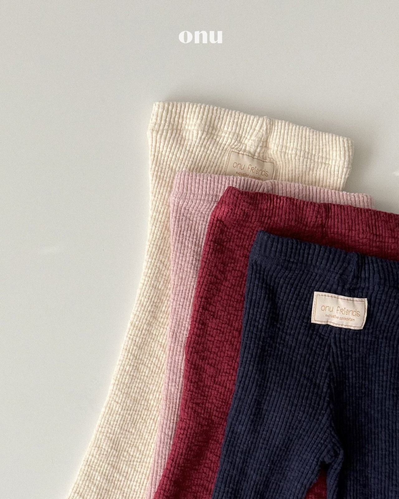 ONU［取寄］rib span leggings pants 26winter