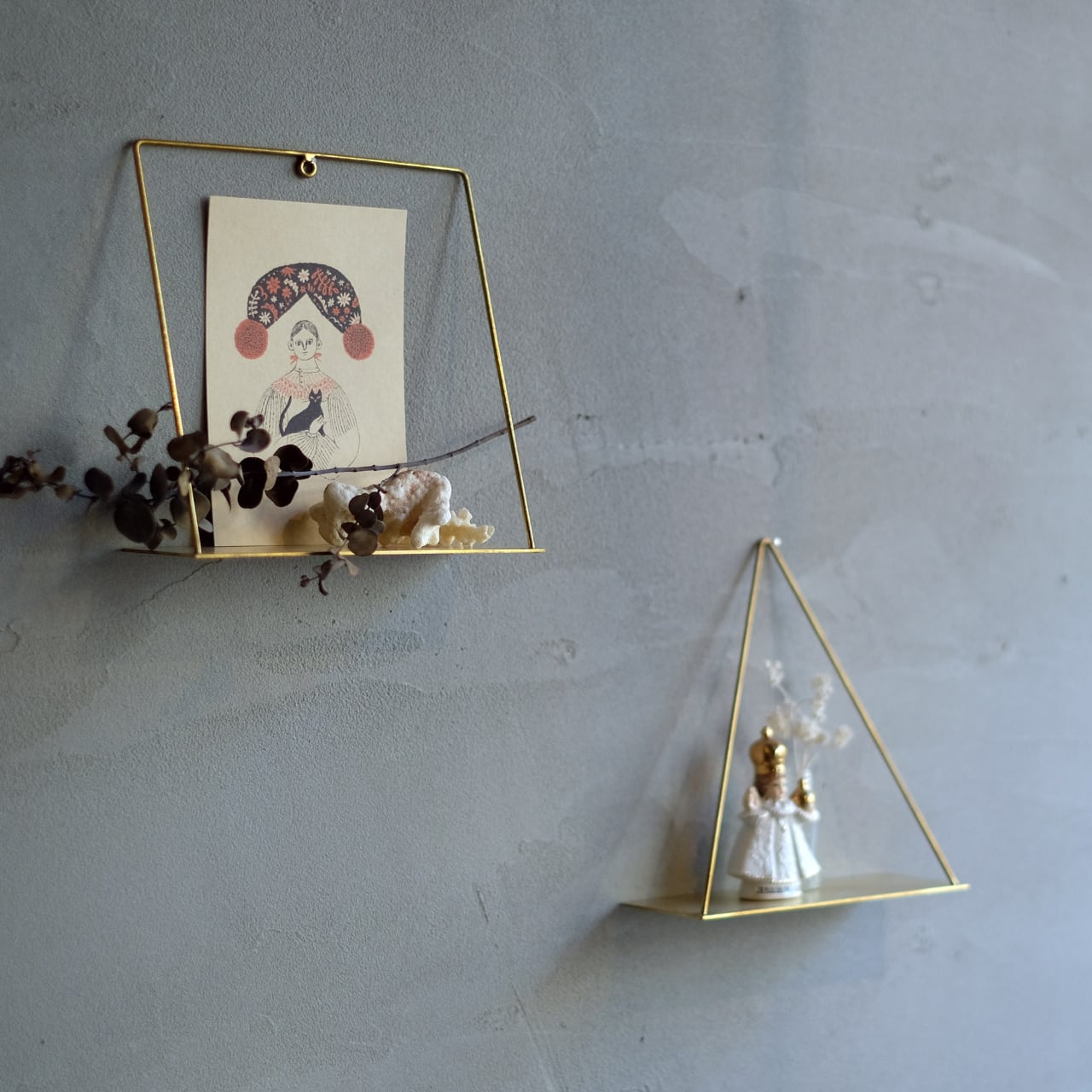 《真鍮のウォール・シェルフ》PIKE wall brass shelf | WEST VILLAGE TOKYO | a.278 for SLOW  LIVING