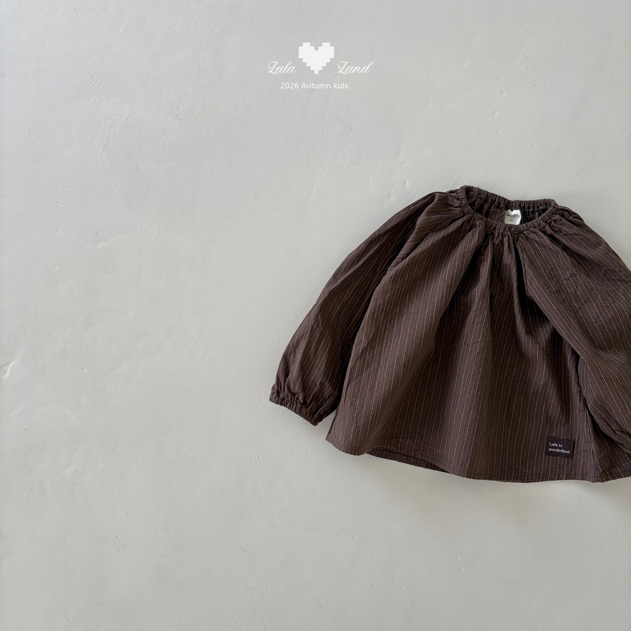 韓国子供服 / LALALAND / 26Autumn / ビオレ ブラウス / 秋服 / キッズ *XS~XL*