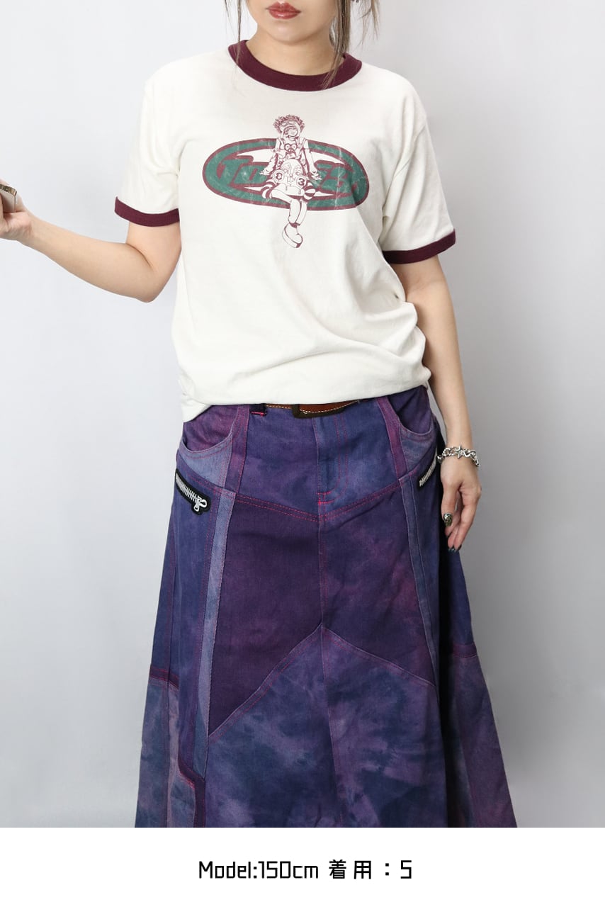 Logo Girl ringer T-shirt (ロゴ ガール リンガー ティーシャツ