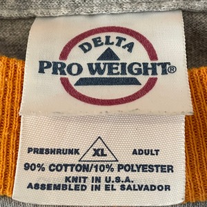 【DELTA PRO WEIGHT】アドバタイジング 企業 Tシャツ トリム リンガー