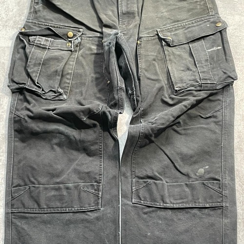 ブラック カーゴパンツ Carhartt EB281 BLK 34×34 詳細写真4