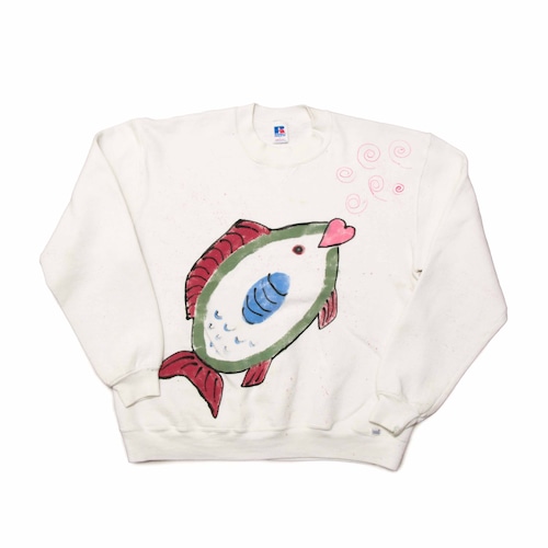 FishPaint 90sVintage SweatTop