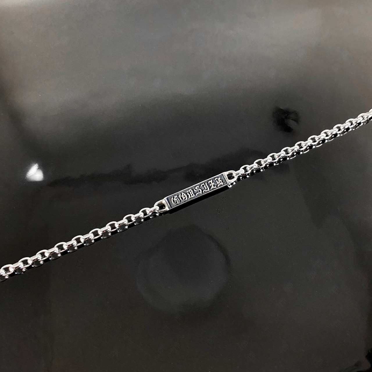 CHAIN NECKLACE #1 with GODSIZE® I.D. TAG 65 / ゴッドサイズ® #1 I.D.タグネックレスチェーン65