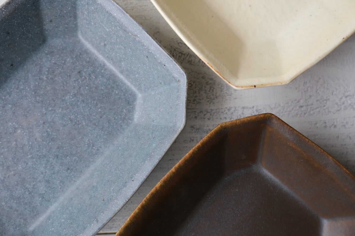 鉄散 八角深鉢 小 | 古谷製陶所