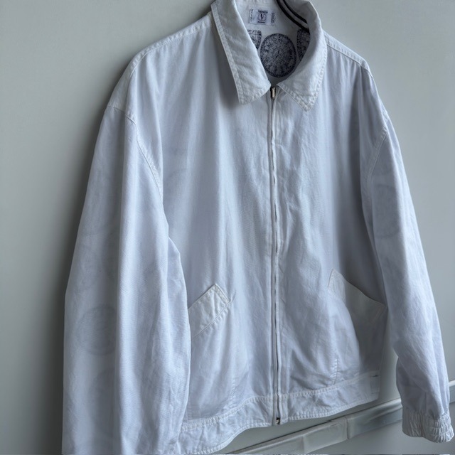 VALENTINO ヴァレンティノ ジップジャケット ゾディアックプリント 80s リバーシブル 古着 画像5