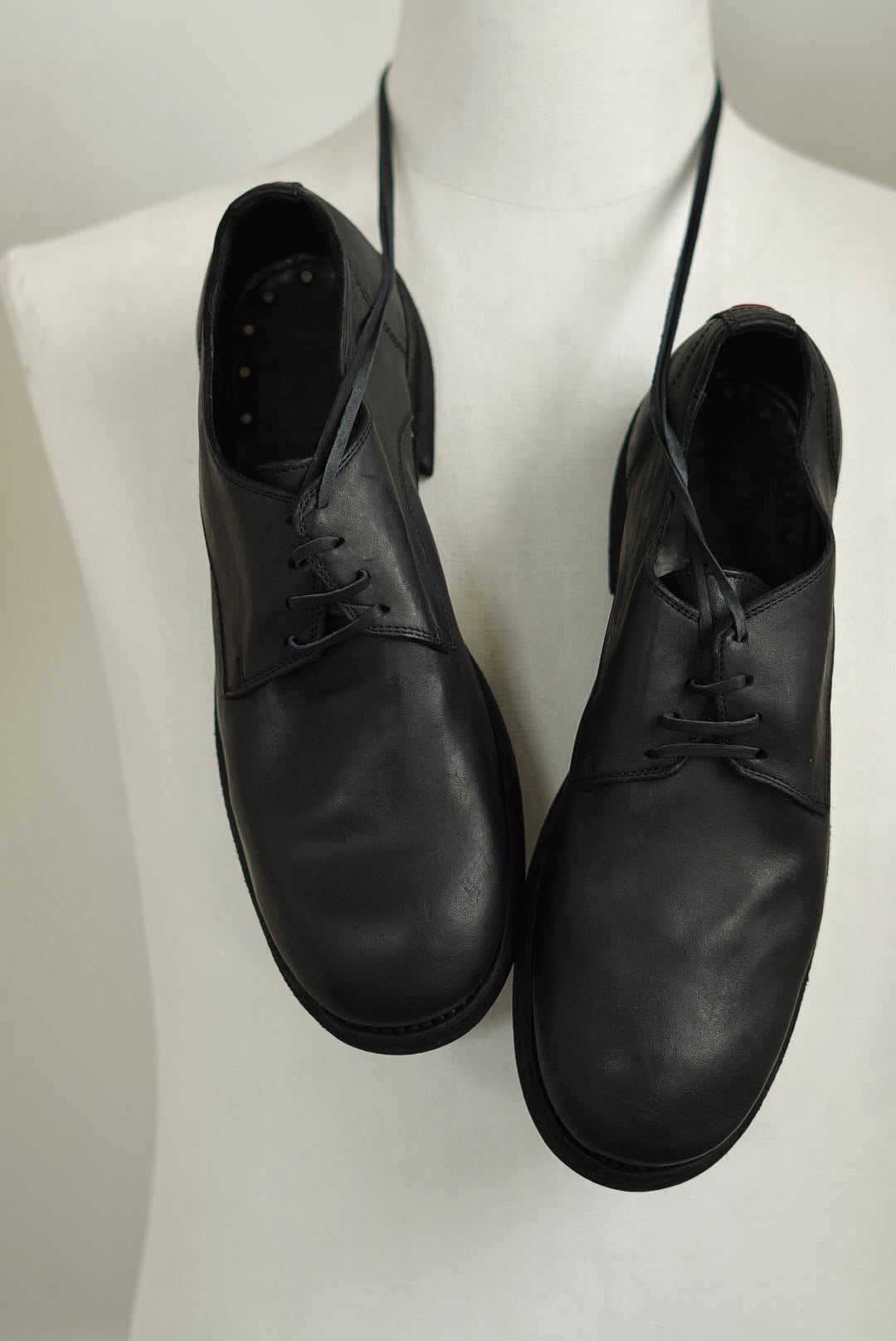 CASEY/CASEY × GUIDI - DERBIE SHOES - HORSY - BLACK