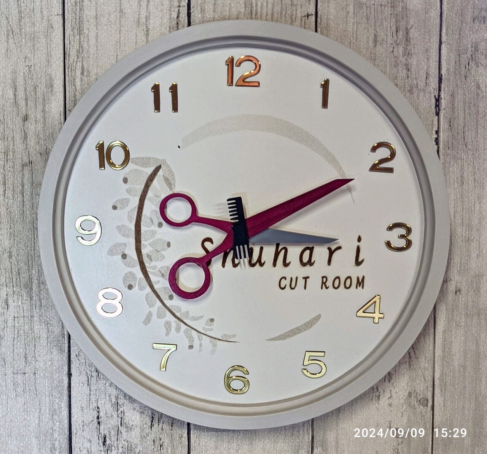 掛け時計 オーダーデコ 壁掛け時計 #オーダーメイド 掛け時計 #オリジナル時計 #プレゼント