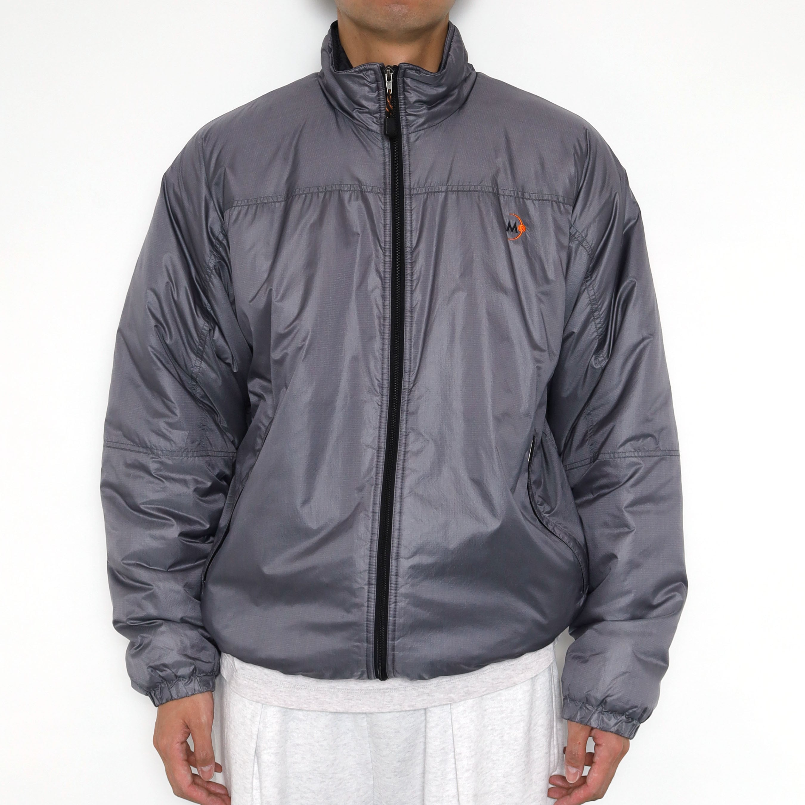 00s MOON STONE Puff Jacket L NAVY ムーンストーン パフ 中綿 