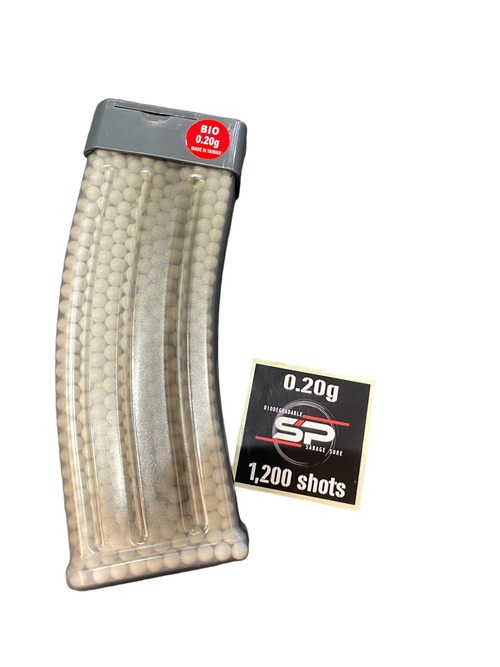 【BB弾】SP バイオBB弾 1200発入り　0.20g