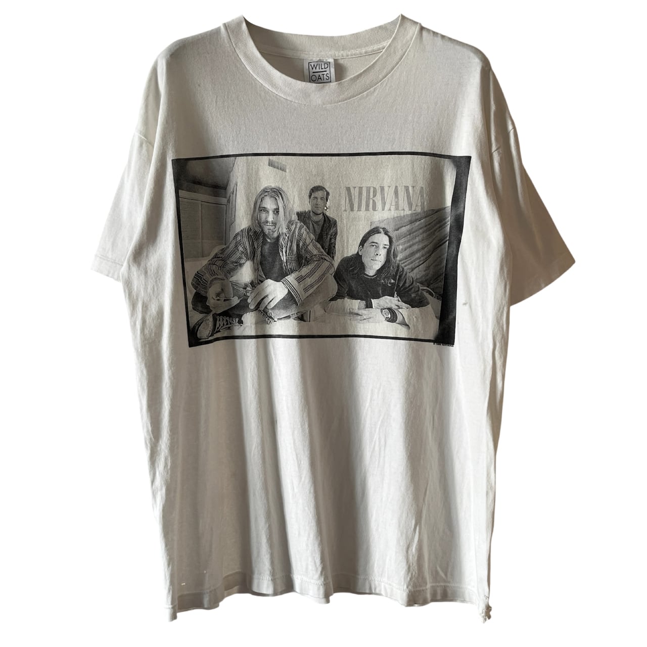 Nirvana 1996 Distressed Member Portrait Band Tee | Vintage High Line