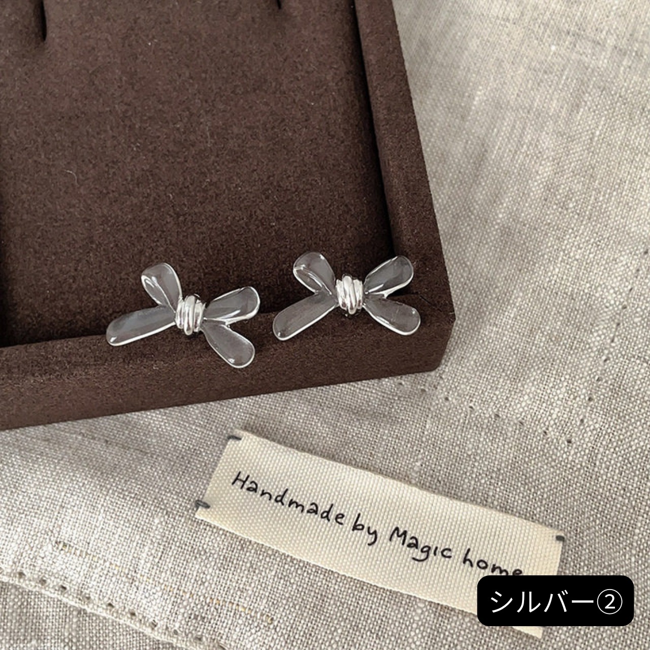 Clear Drop Earrings T0743