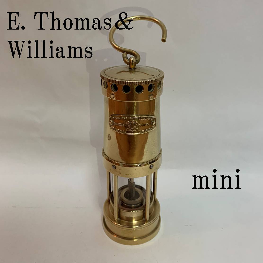 【売切れ】【レア】e.thomas & williams LTD mini ABERDARE 真鍮