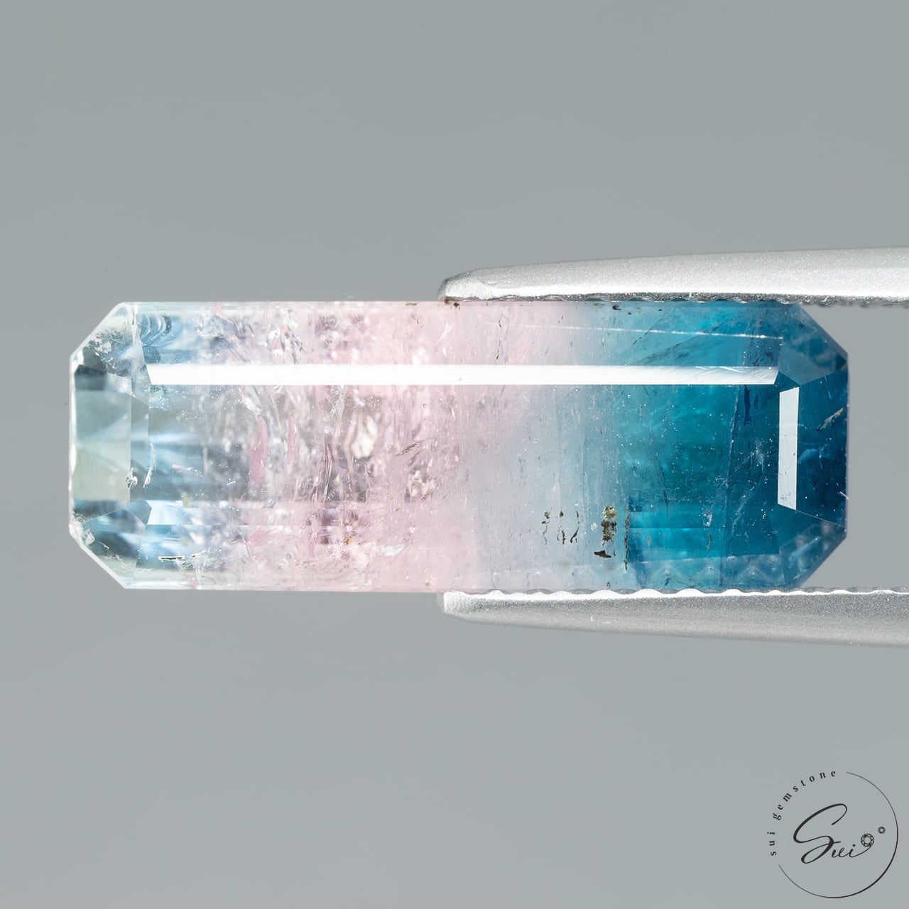 天然【非加熱】パーティーカラード・トルマリン 4.42ct 日独
