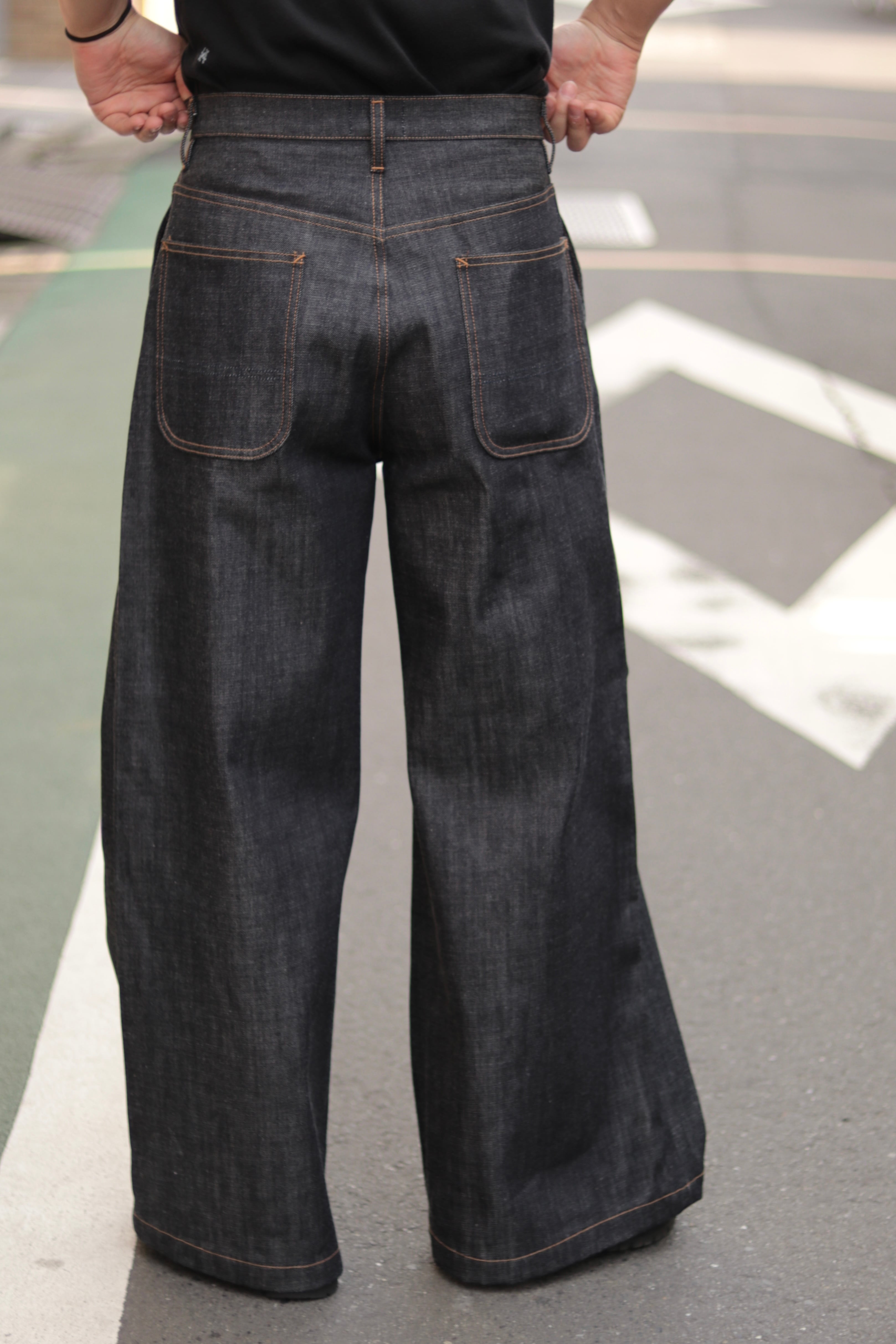 再入荷】superNova. Baggy jeans - Rigid denim / Indigo | novastore