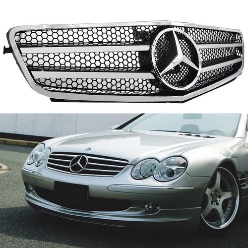 グリル フロント 2003～2007 Mercedes Benz AMGスタイル R230 SL500 SL550 SL600 メルセデス ベン