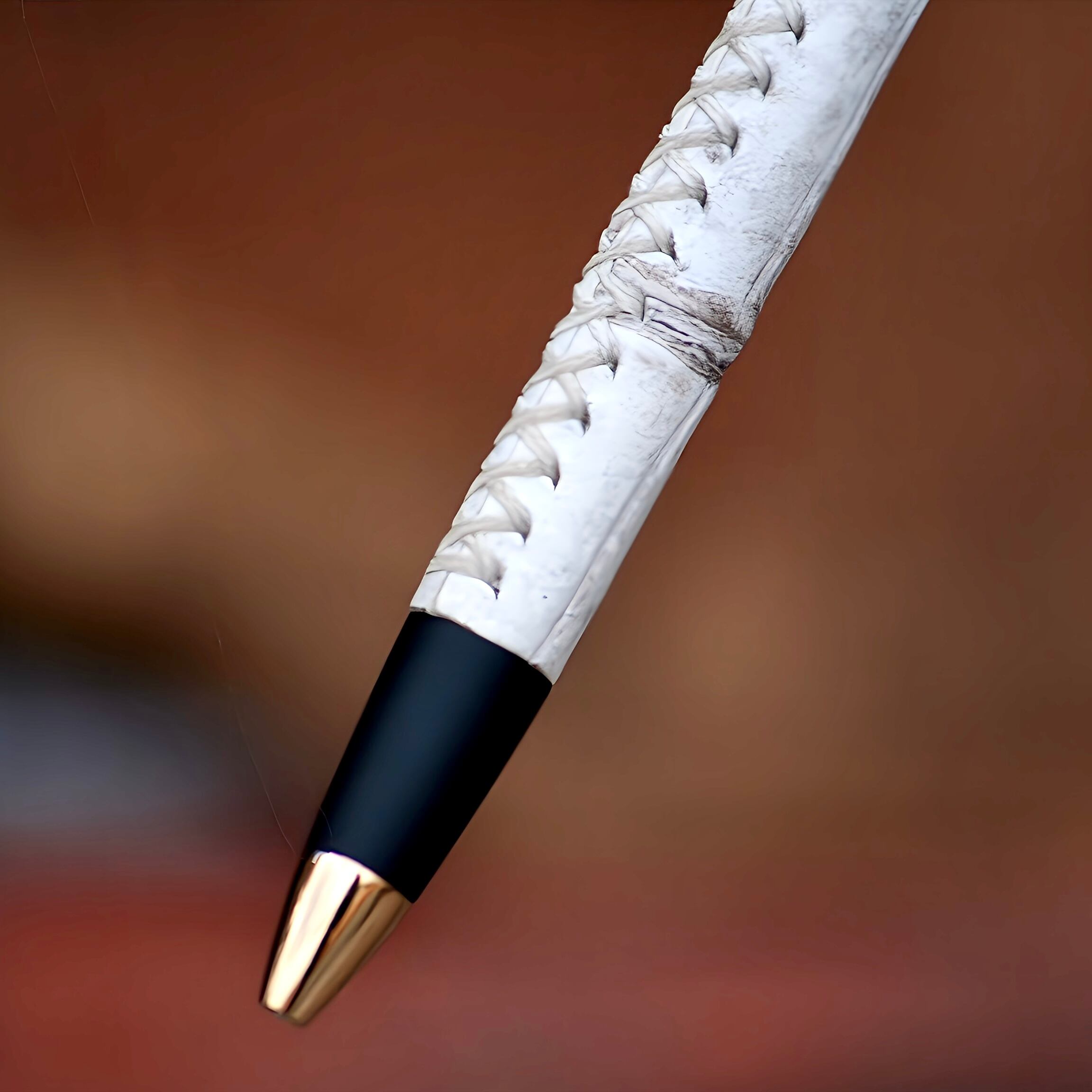 ☆不定期販売☆ 革軸ペン【ヒマラヤクロコダイル】 | Schicksal