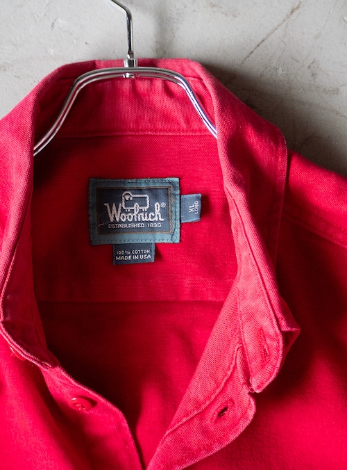 "WOOLRICH" 1980s MADE IN U.S.A. duck shirt