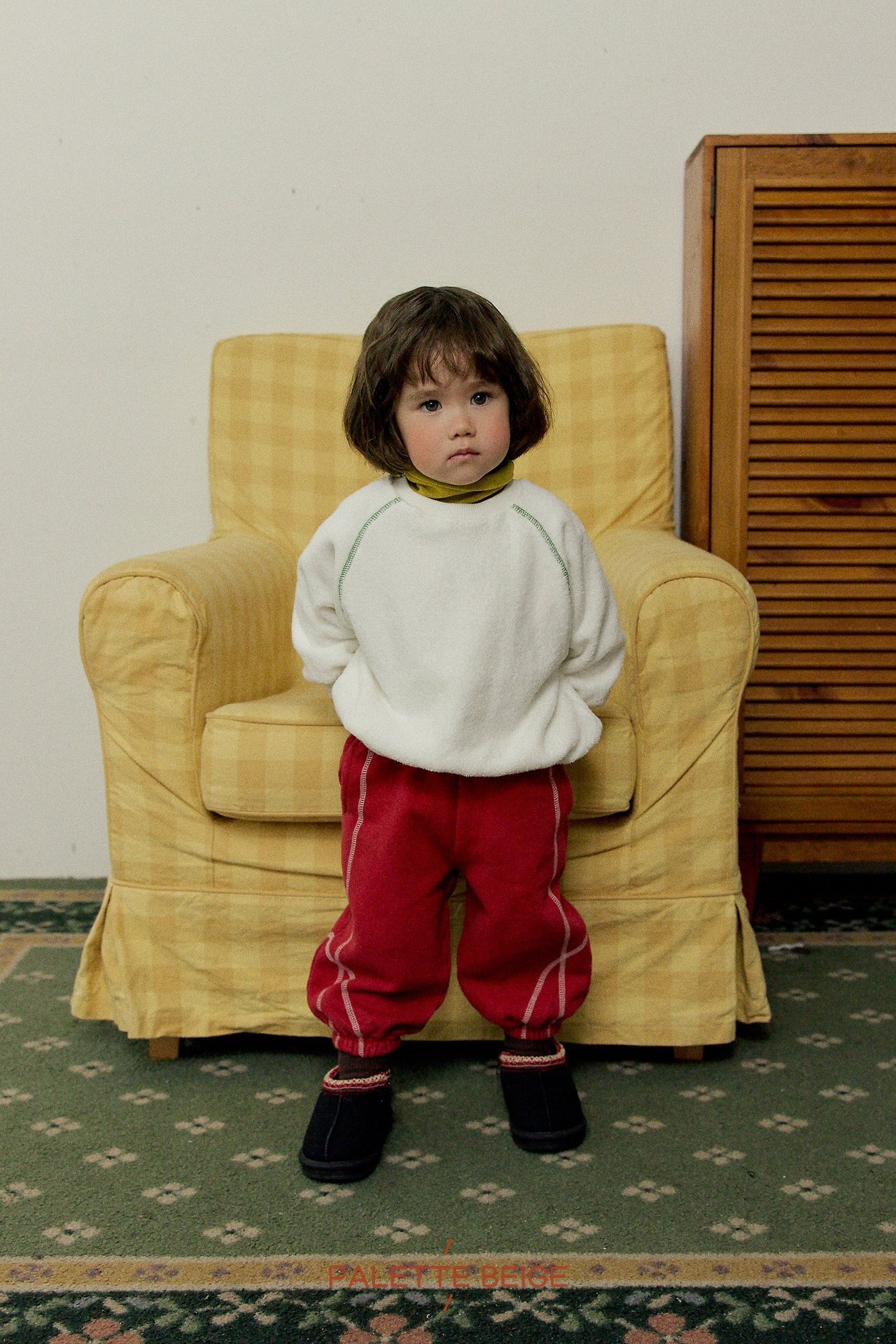 the beige［取寄］起毛 terry raglan mtm 26winter