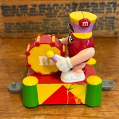 M&M's クリスマス・トレイン・トッパー サーカストレイン 列車 機関車 レッド ミールトイ エムアンドエムズ MU-297