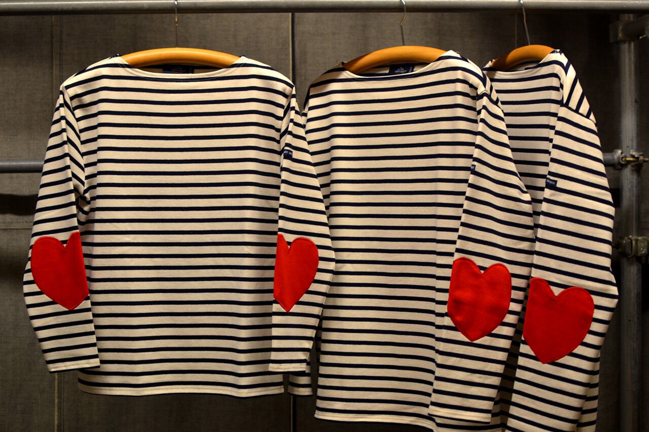 SAINT JAMES OUESSANT HEART ELBOW PATCH