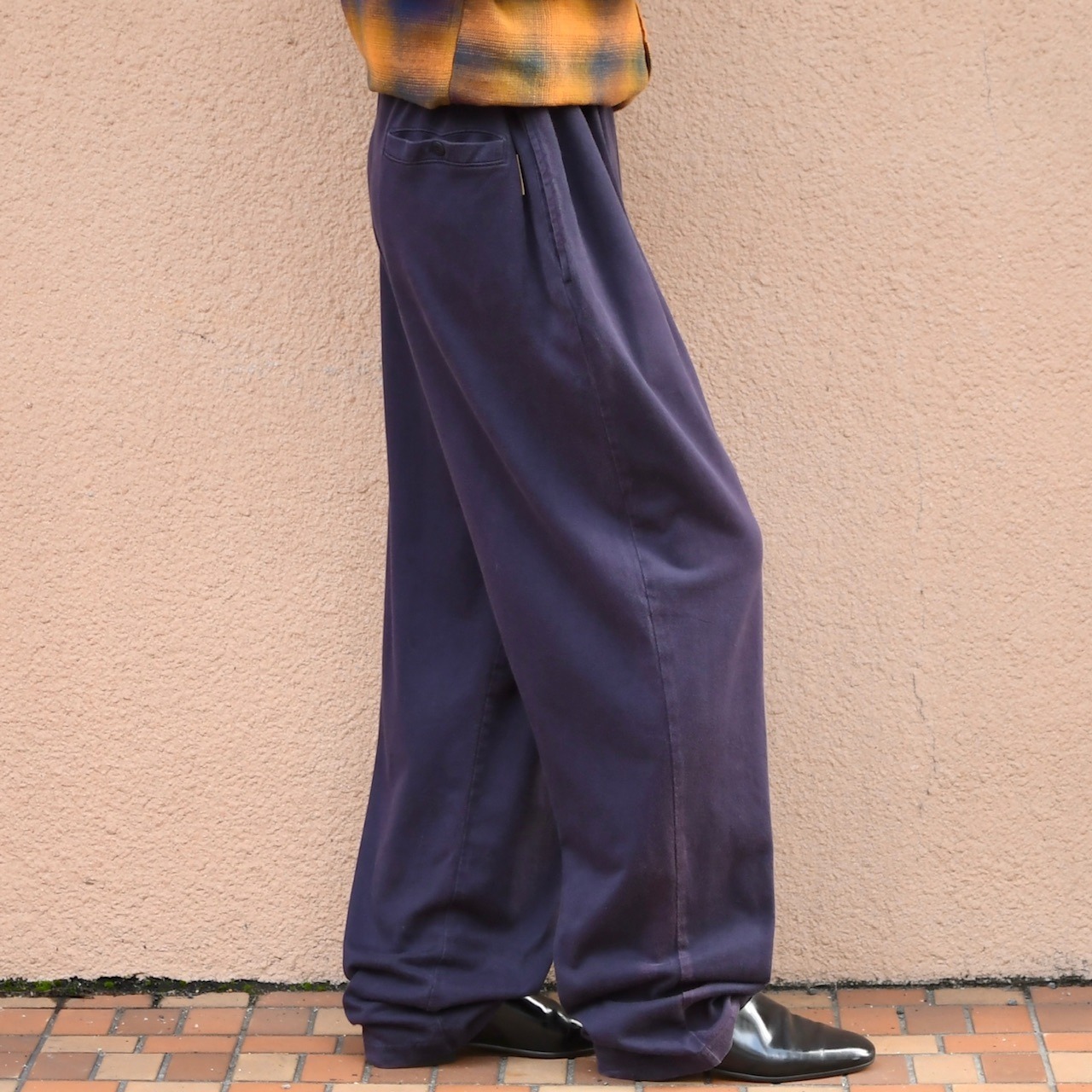 LANDS' END faded wide sweat pants