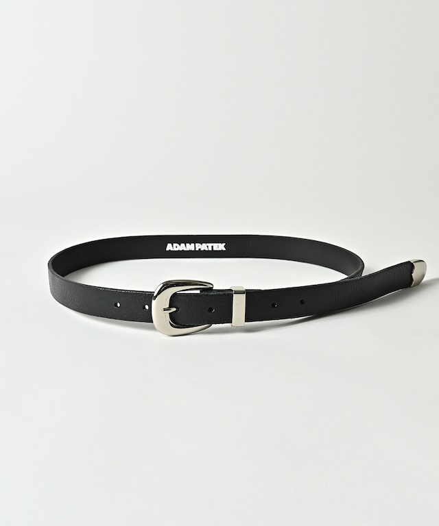 ADAM PATEK braided leather belt (BLK) AP2419004