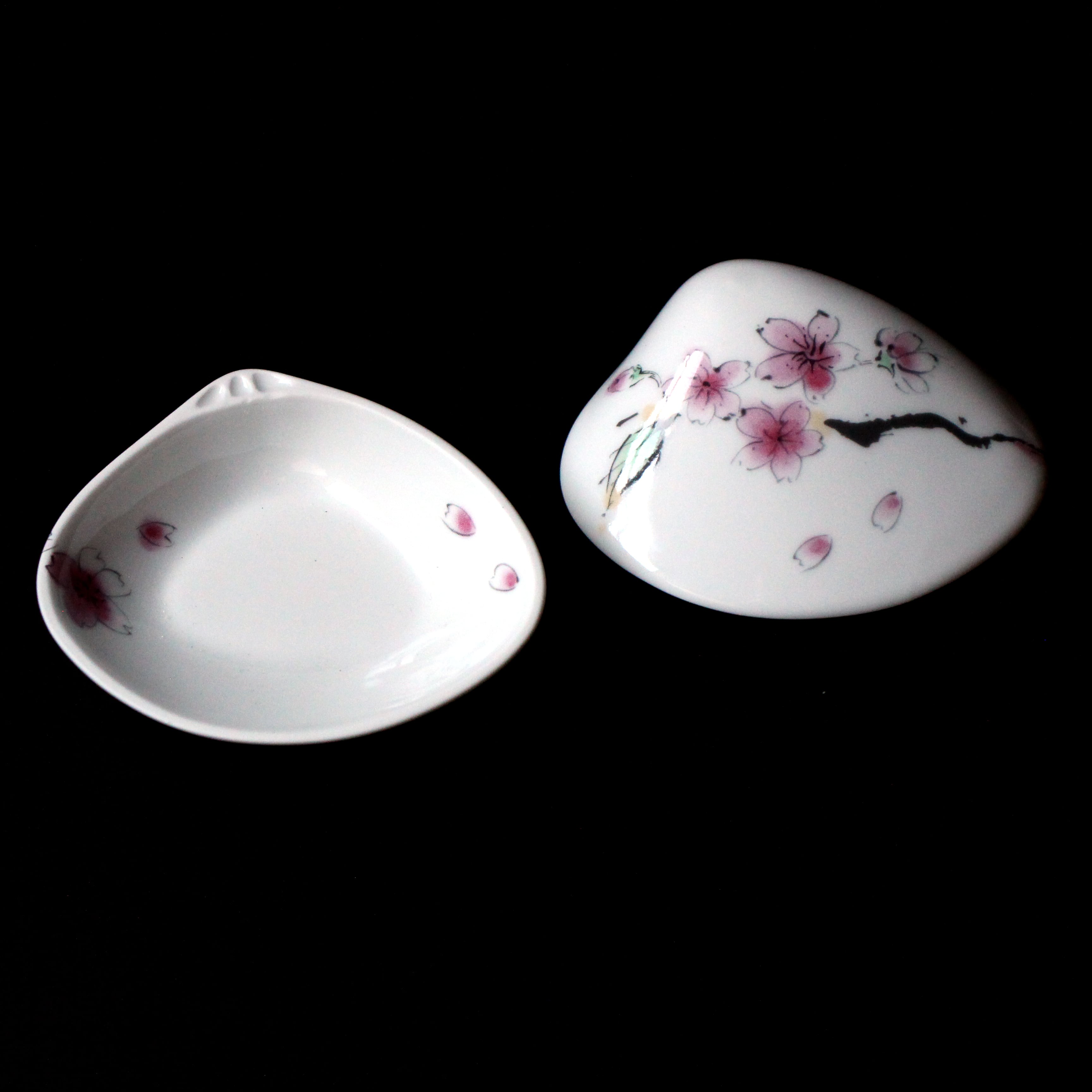 ハマグリ蓋付珍味 桜 | 芦屋貴兆陶家 online shop