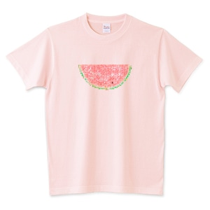 すいか / Tシャツ - ライトピンク