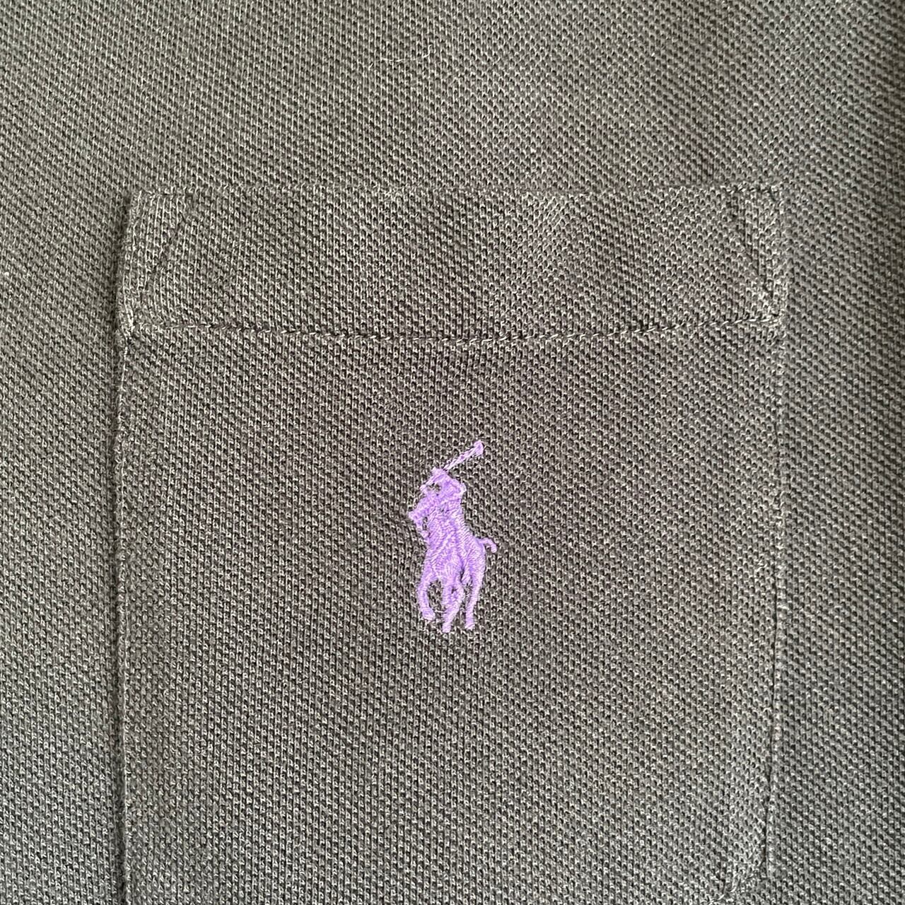 美品　90s　ポロバイラルフローレン　ポロチノ　ブラウン　W36　ボックスロゴ ポロ ラルフローレン POLO RALPH LAUREN L／S FZ LONG HOODED