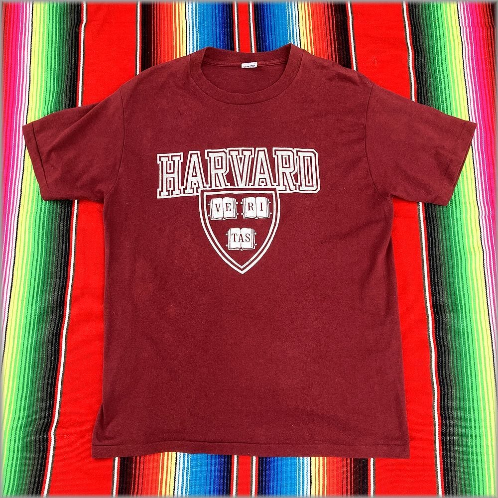 ☆Champion チャンピオン 80s USA製 トリコタグ Tシャツ HARVARD size