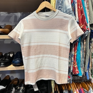Ⓝ1950s CRESTON S/S JACQUAD BORDER T-SHIRT