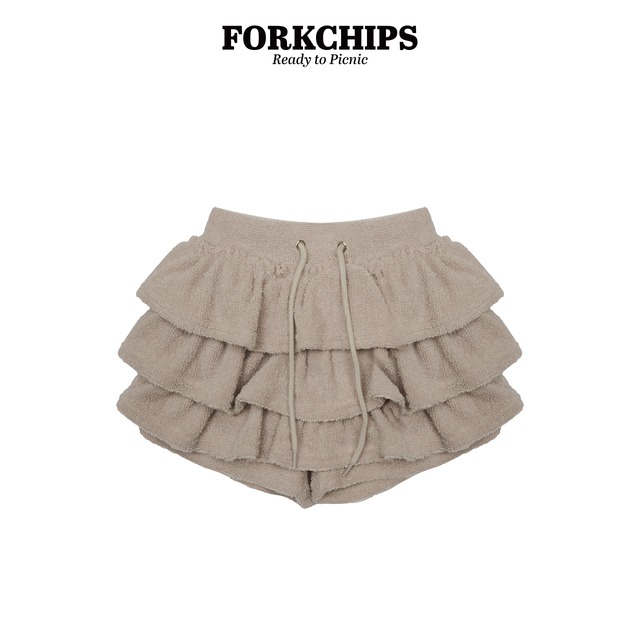 【取寄】fork chips｜pudding cancan skirt｜プディングカンカンスカート｜M-JXL｜kids&jr｜26 spring