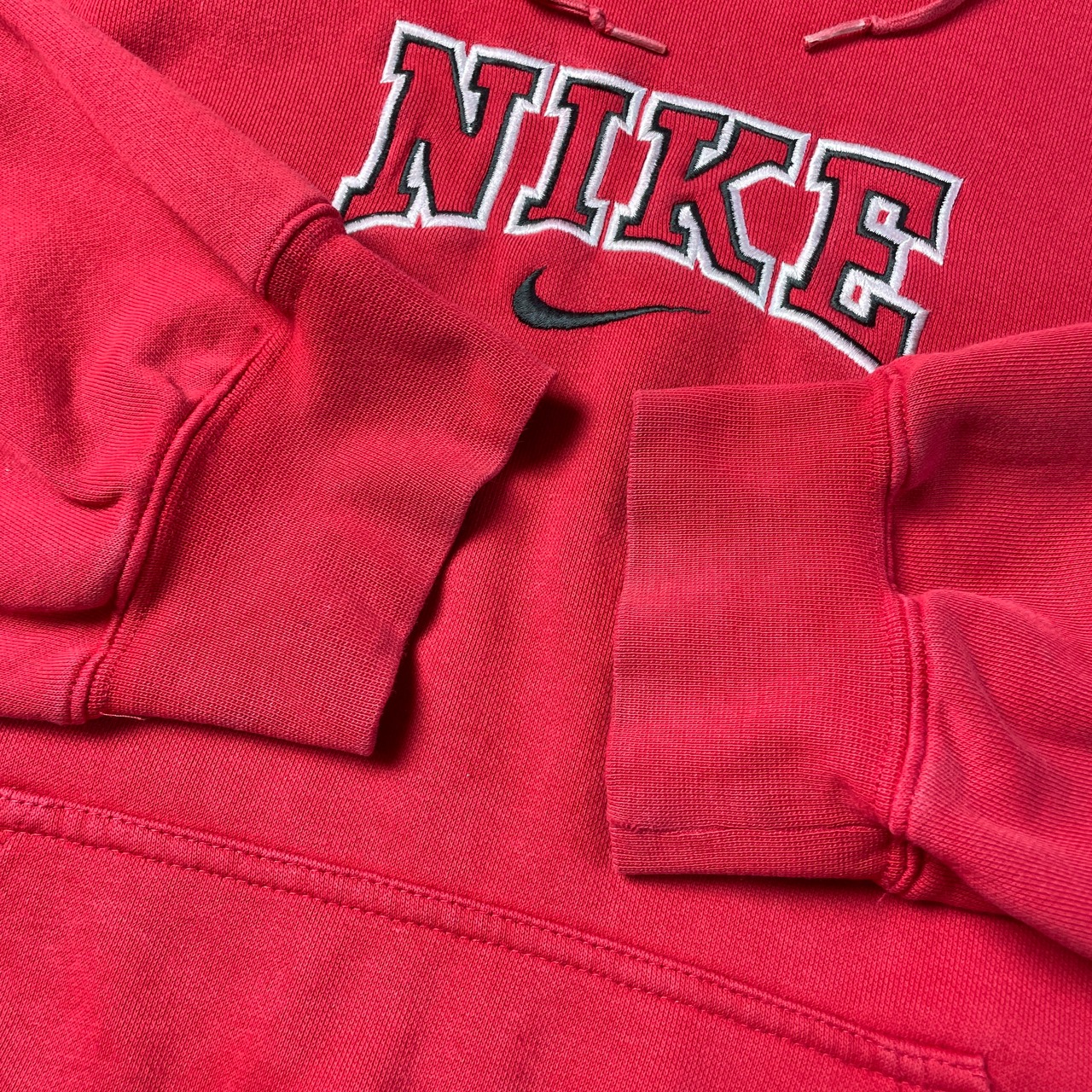00年代 NIKE ナイキ スウォッシュロゴ刺繍 スウェットパーカー メンズL 