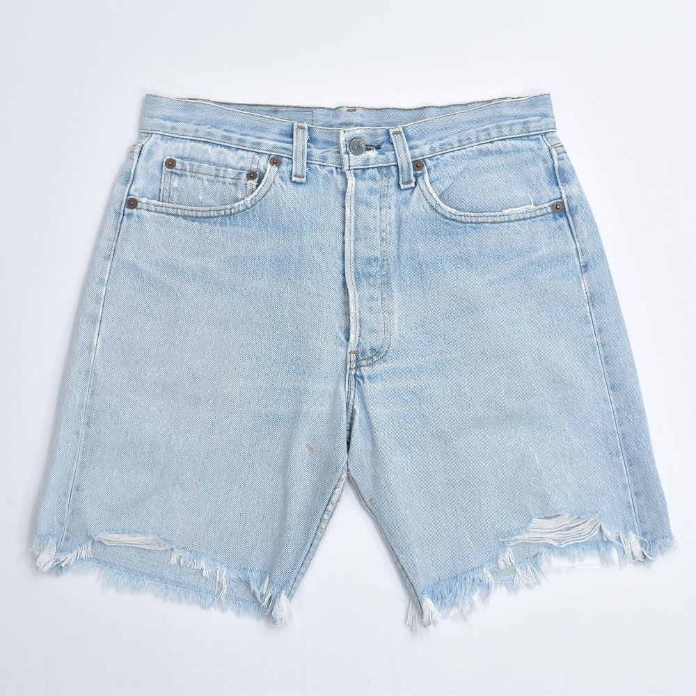 80s Levi's リーバイス 501 ボタンフライ カットオフ ダメージ デニム
