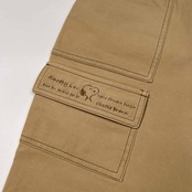 GREEN CLUBS グリーンクラブ × スヌーピー ストレッチ パンツ ボトムス サイズ 9 /レディース/ベージュ/日本製/ピーナッツ