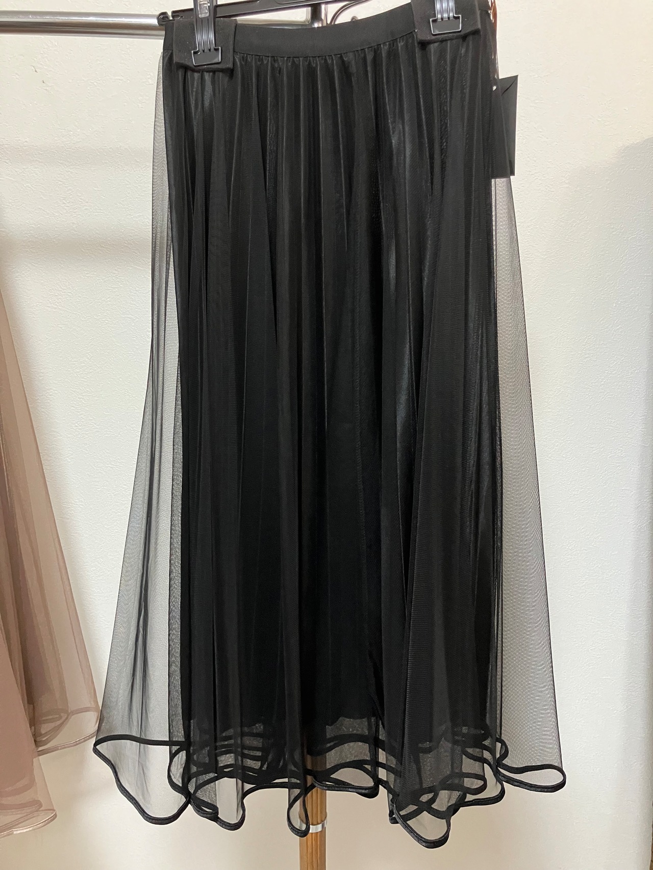 RENAUNT　サテンチュールプリーツスカート　510407-1