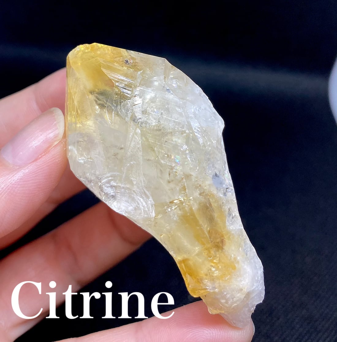 シトリン 水晶 原石 天然石 パワーストーン 鉱物-