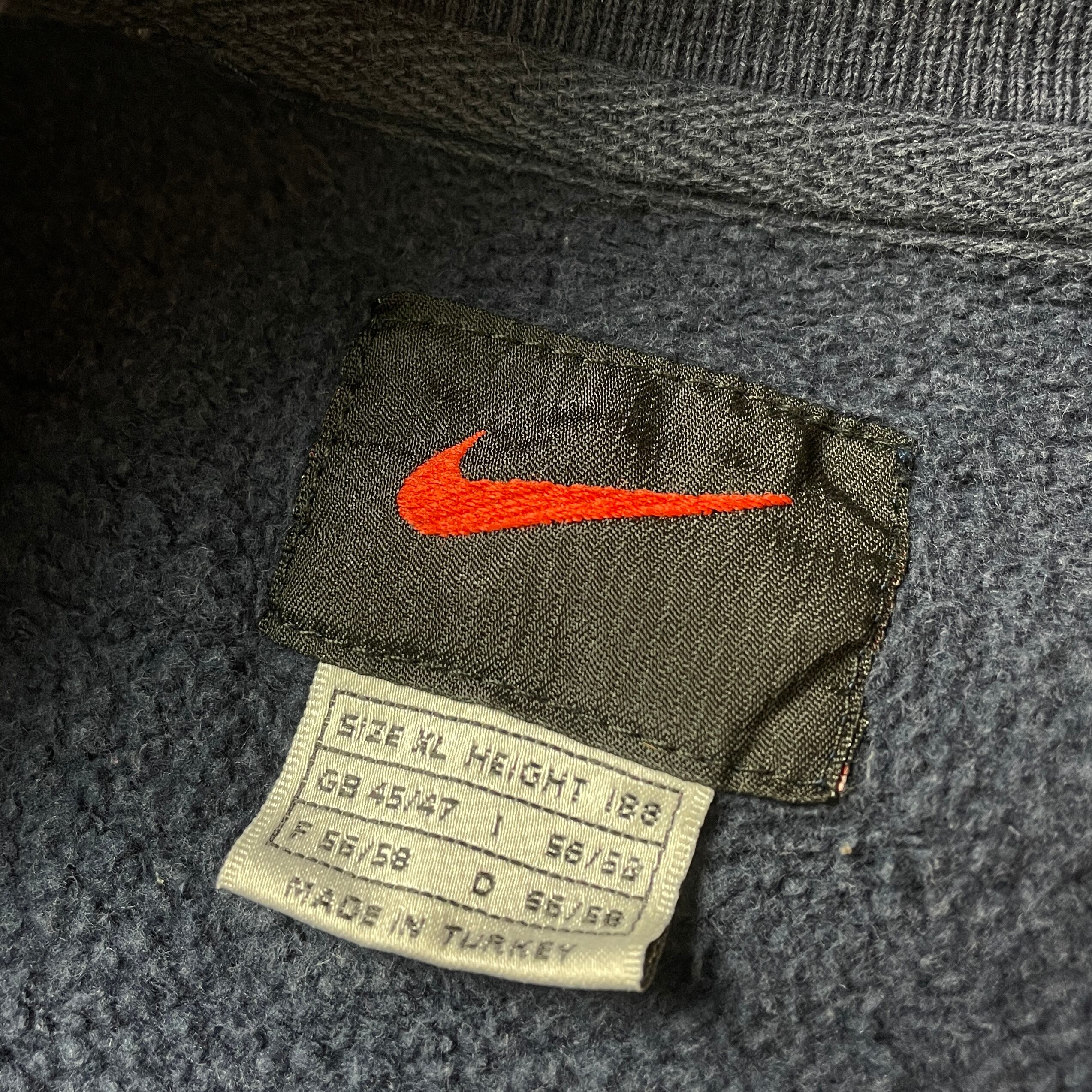 トルコ製 00年代 NIKE ナイキ スウォッシュ ロゴ刺繍 スウェットシャツ