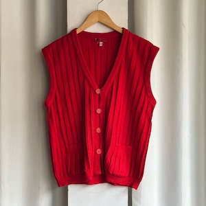 GIORGIO ARMANI RED AFTER DIED VEST