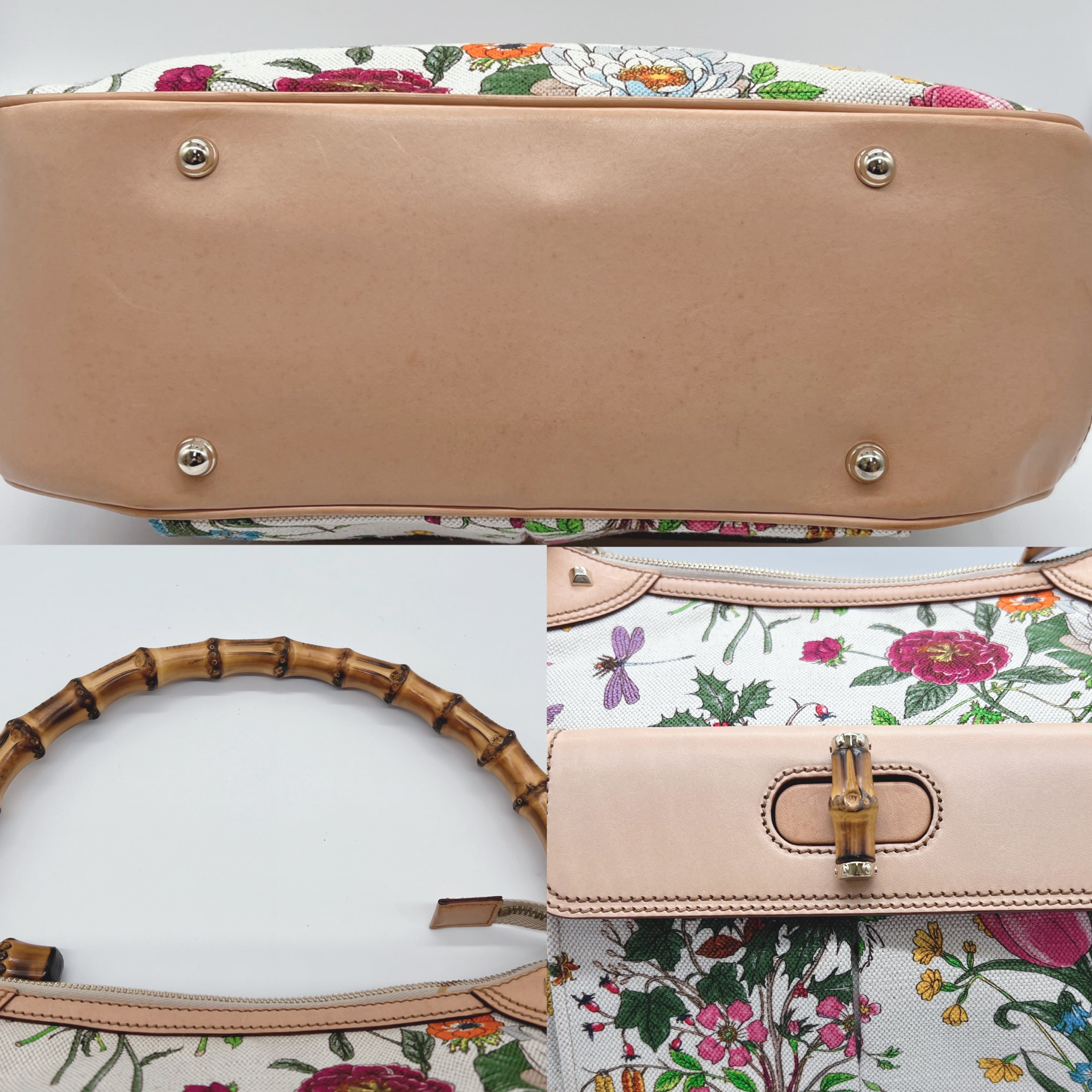 GUCCI】グッチ バンブー フローラ ハンドバッグ | Regalia.japan